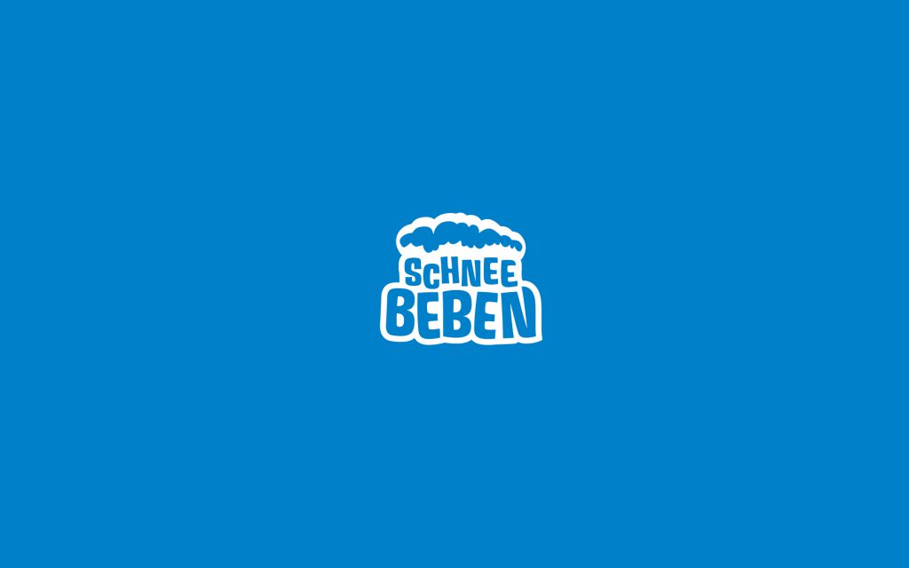 Schneebeben Logo blau