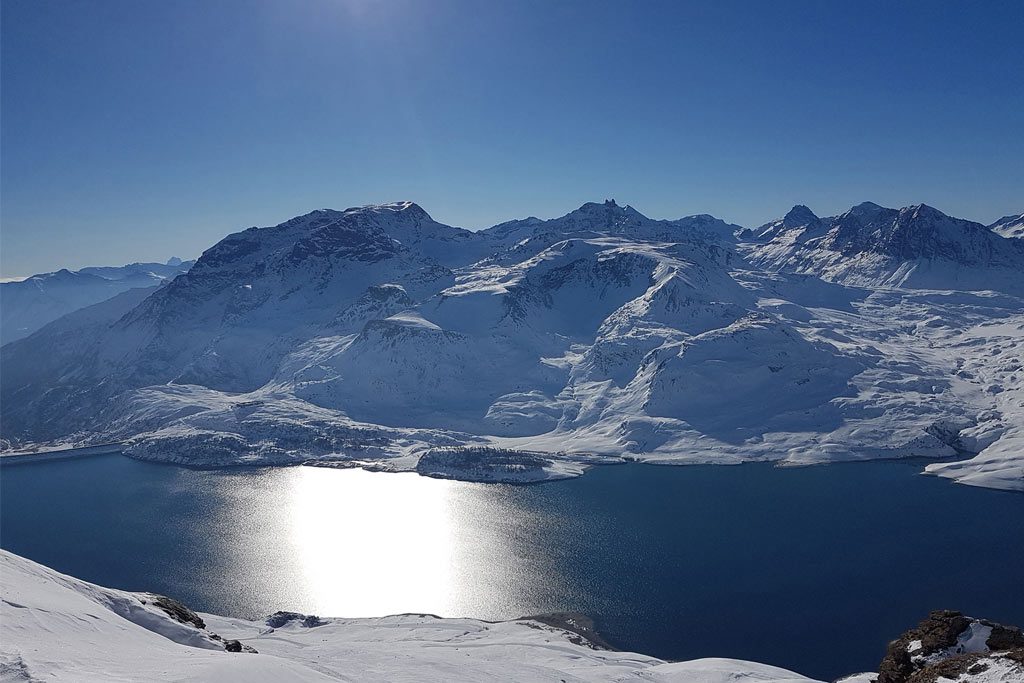 Val cenis aussichtplattform aussicht