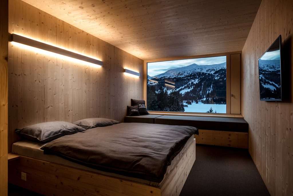 Schlafzimmer im Hotel