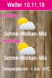 Wetterprognose 10.11.18