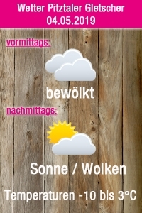 Wetter Grafik Ptztaler Gletscher
