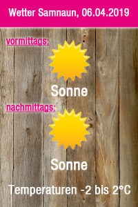 Wetter Grafik Samnaun 06.04