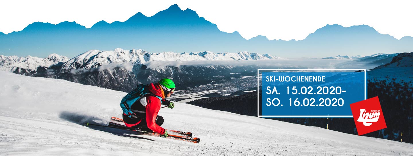 Skifahrer auf der Piste